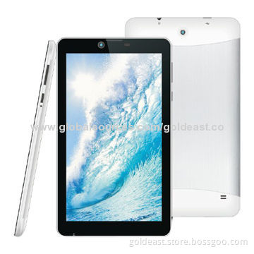 7-inch WVGA 1,024x600P MTK8312 1.2GHz Dual-core Tablet PCs/MIDs with 2MP Rear Camera, Support 2G/3G